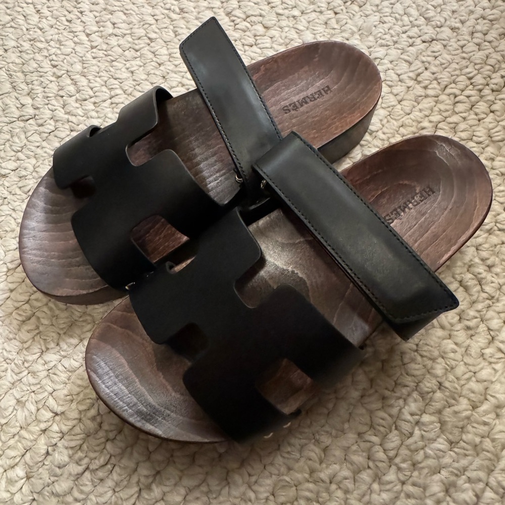 Hermes Kos Clog Sandal Size 38